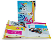 заказать печать 50 брошюр «А6», 4+4, бумага 115 г/м², книжная ориентация, 20 страниц